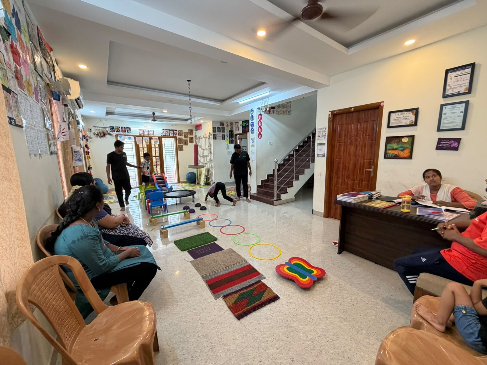 Occupational therapy session